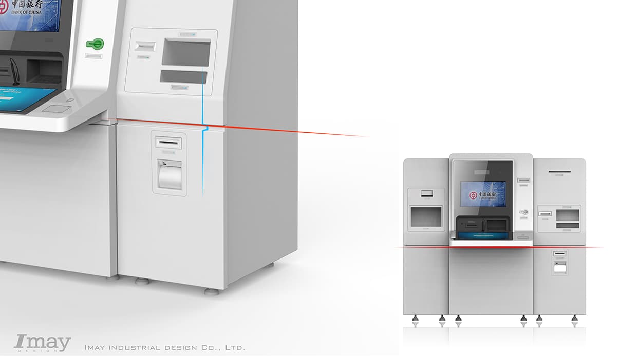 VTM智能银行终端机设计公司;怡美设计