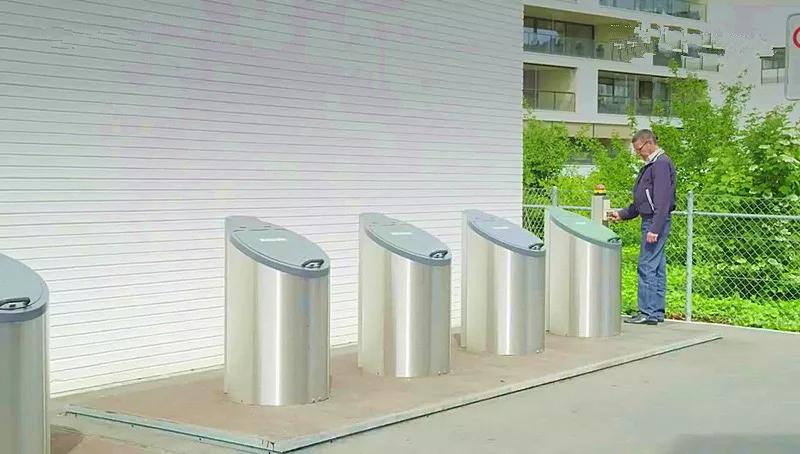 自动分类垃圾桶;怡美工业设计 自动分类垃圾桶;怡美工业设计