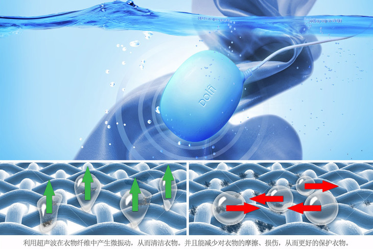 超声波迷你微型洗衣机;怡美工业设计