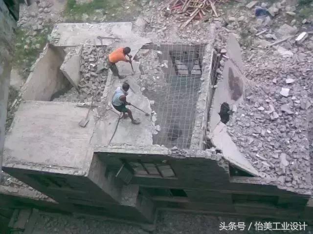 拆迁何需兴师动众？有它水泥能当饭吃