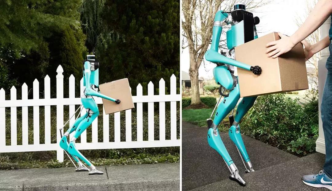 双足配送机器人;怡美工业设计