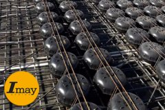 创新产品黑色塑料球,可以减少35%水泥用量
